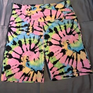 Limited Too Tie-Dye Kids Shorts - Pink, Blue, Green, Yellow, Black